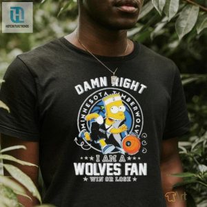 Damn Right Im A Timberwolves Fan Bart Simpson Shirt hotcouturetrends 1 3