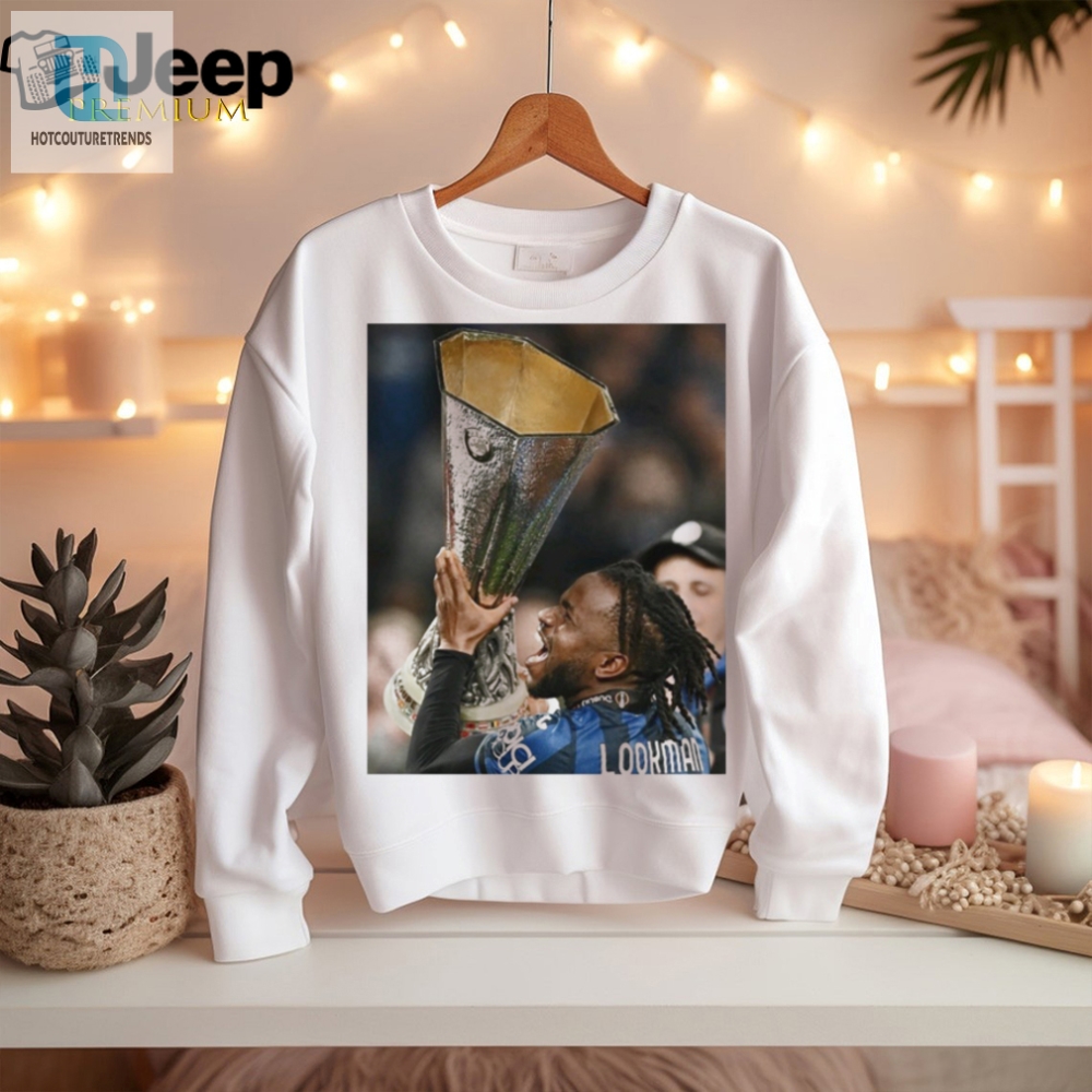 Lookman Hat Trick Atalantas 1St Europa Win Tee  Epic