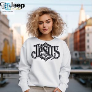 Divine Laughs Unique White Jesus Tshirt For Holy Humor hotcouturetrends 1 2