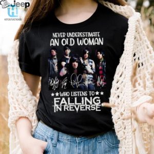 Funny Tshirt Old Woman Rocks Falling In Reverse Music hotcouturetrends 1 3