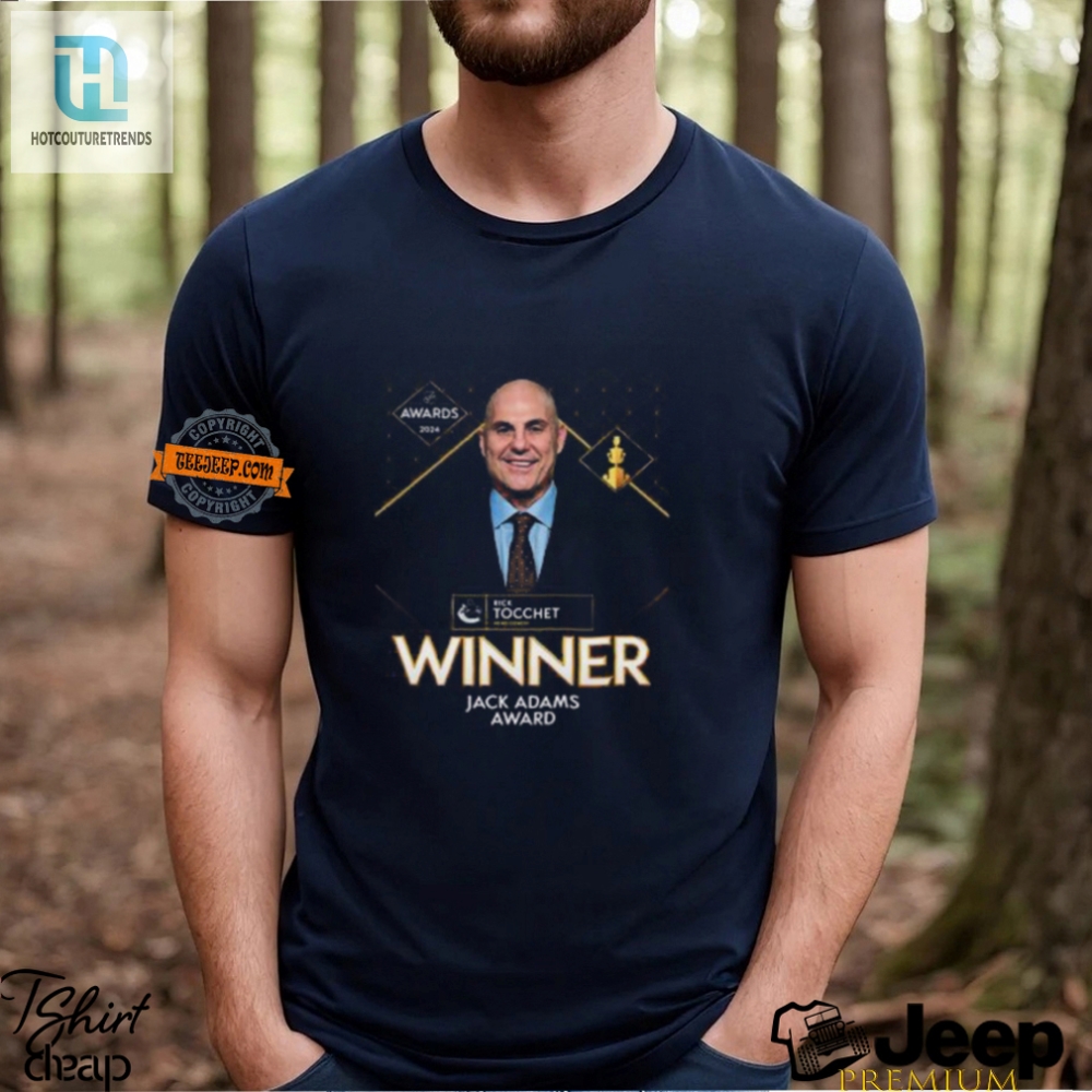 Rick Tocchet Wins Hilarious Coach Of The Year Tshirt