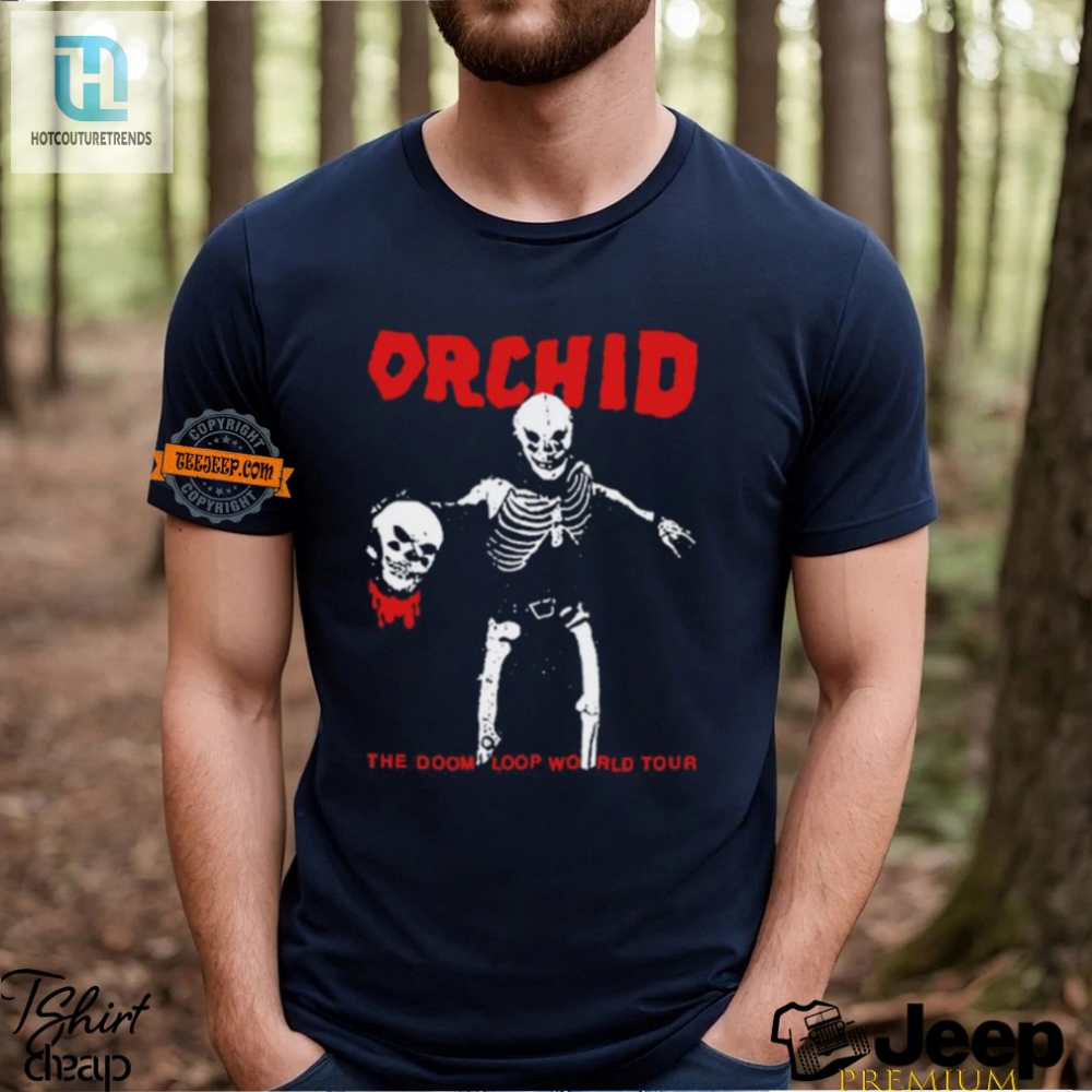 Rock In Style Quirky Orchid Doom Loop Tour Tee