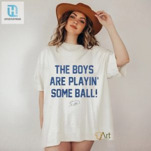 Score Big Laughs The Boys Playin Ball Ringer Shirt hotcouturetrends 1 2