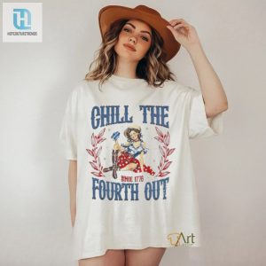 Chill The Fourth Out Hilarious Retro 4Th Of July Shirt hotcouturetrends 1 2