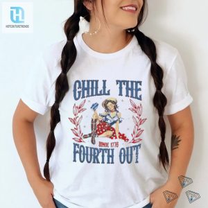 Chill The Fourth Out Hilarious Retro 4Th Of July Shirt hotcouturetrends 1 3