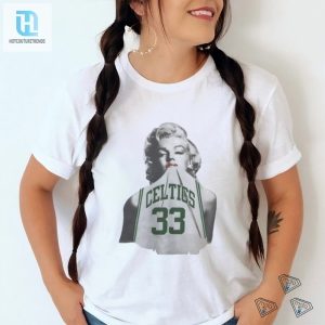 Score In Style Official Marilyn Monroe Celtics Tee hotcouturetrends 1 3