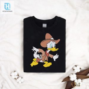 Get Quackin Unique Disney Donald Duck Cowboy Tee hotcouturetrends 1 2