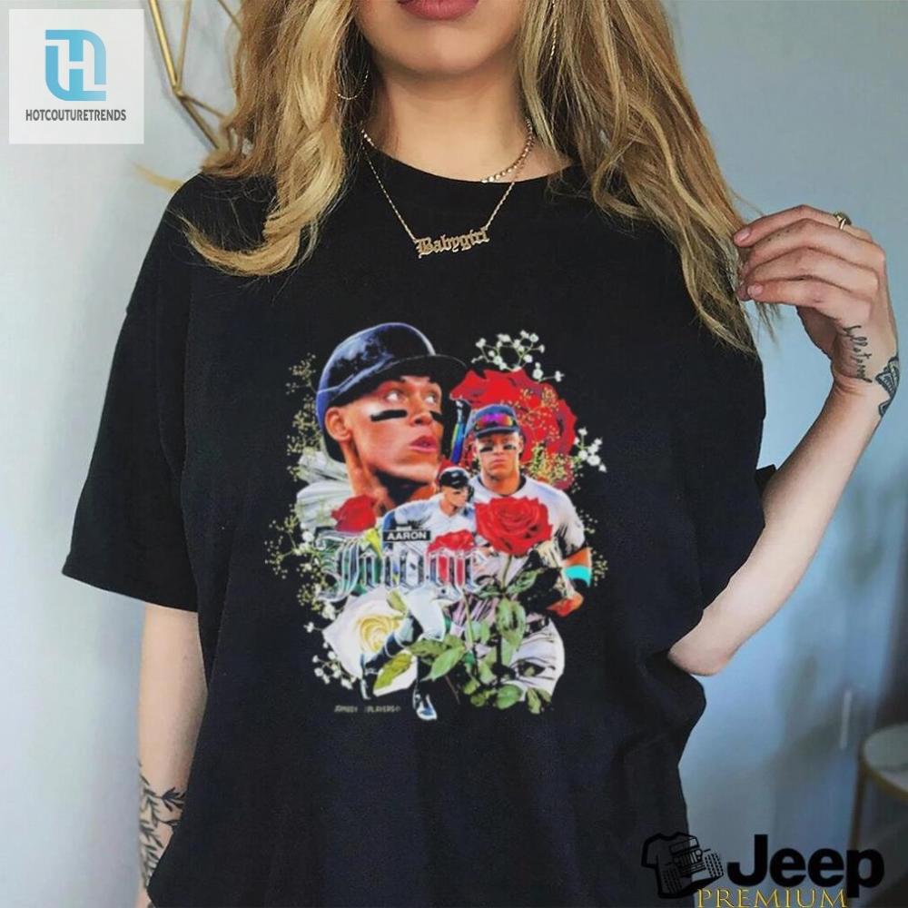 Funny Official Aaron Judge Smell The Roses Shirt
