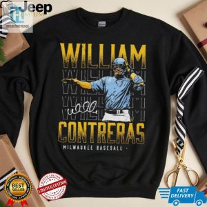 Rock William Contreras Brewers Shirt Double The Fun hotcouturetrends 1 2