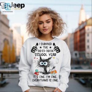 Funny Last Day Of School Teacher Tshirt Yearend Survivor hotcouturetrends 1 2