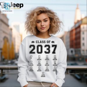 Class Of 2037 Hilarious Handprint Shirt From Prek To 12Th hotcouturetrends 1 2