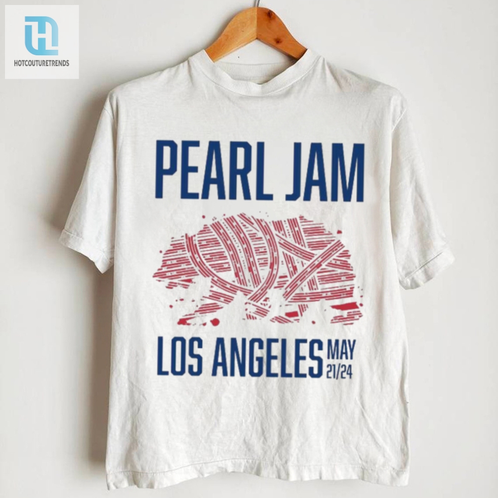 Get Rockin With Pearl Jam La 2024 Tee  Wear The Hype