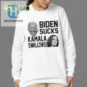 Hilarious Biden Sucks Kamala Swallows Tee Unique Bold hotcouturetrends 1 3