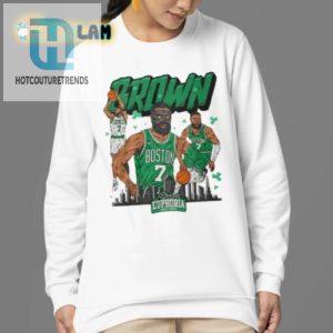 Own Jaylen Brown Celtics Planet Euphoria Tee Fun Unique hotcouturetrends 1 3