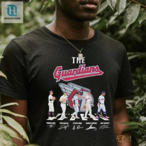 Funny Cleveland Guardians Abbey Road Signatures Tee hotcouturetrends 1 2