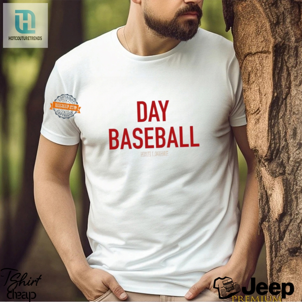 Score Laughs  Style With Nisei Lounge Day Baseball Shirt