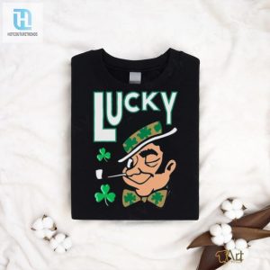 Laugh Out Loud Jayson Tatum In Lucky Leprechaun Celtics Tee hotcouturetrends 1 1