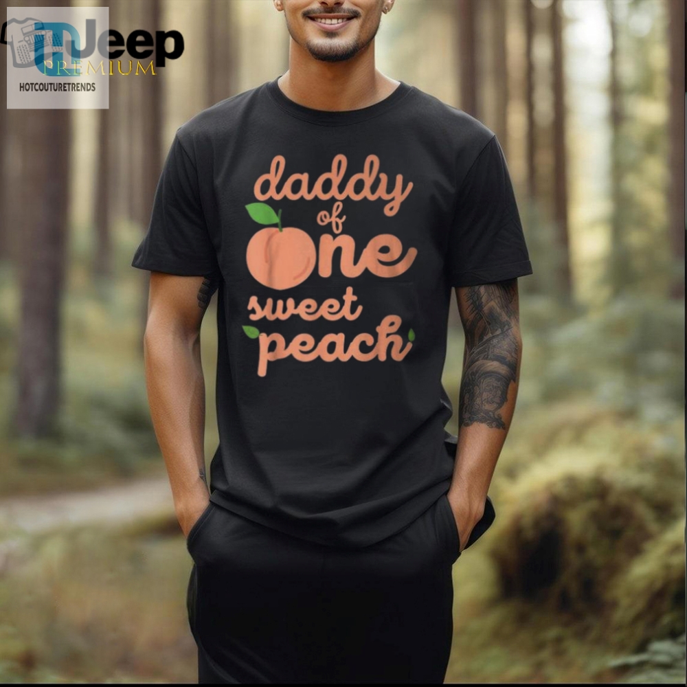 Daddys 1St Birthday Sweet Peach Matching Tee Fun
