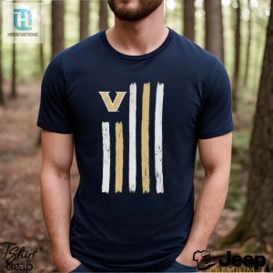 Celebrate In Style Funny Vanderbilt Brushstroke Flag Tee hotcouturetrends 1 3