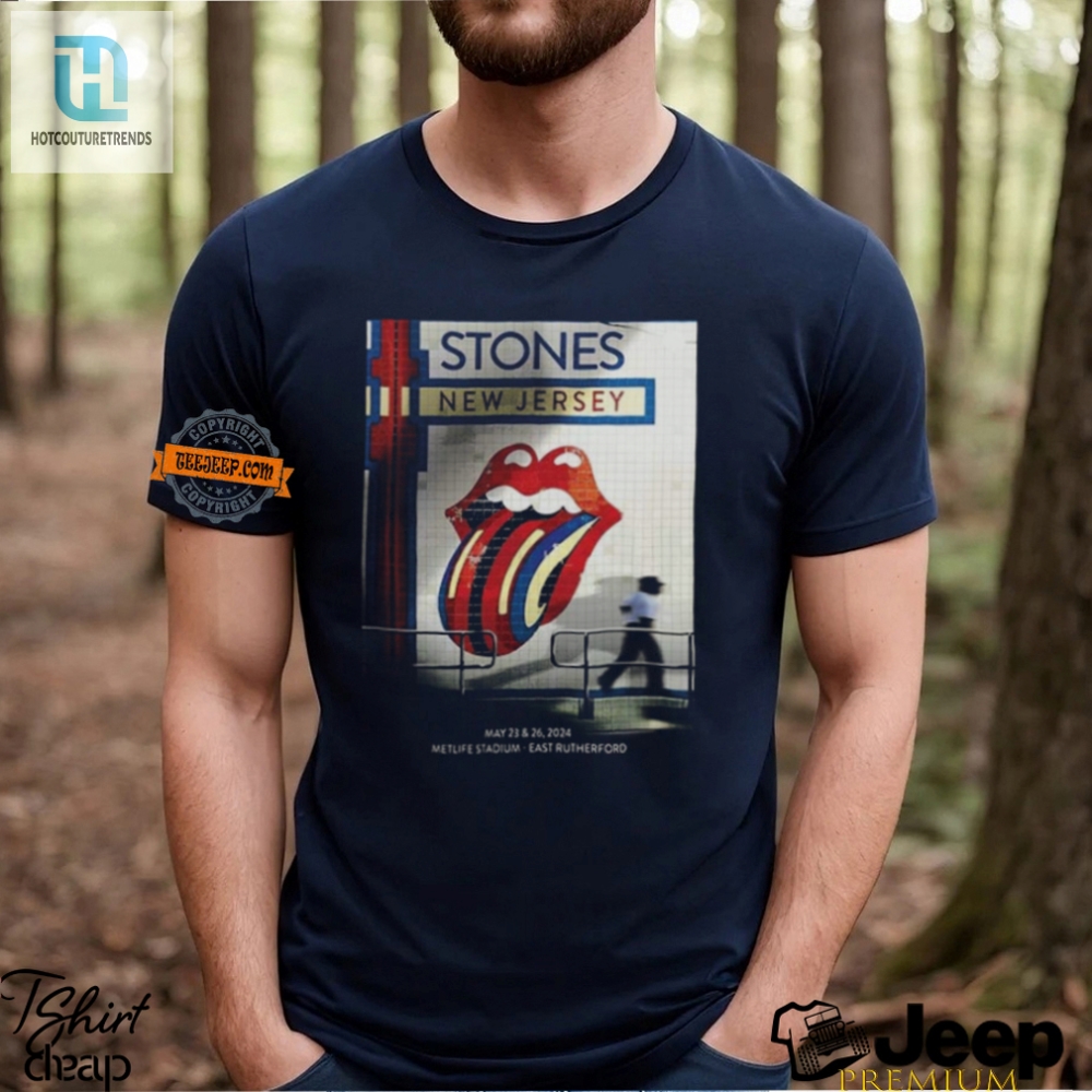 Rock On Grab Your Rolling Stones Metlife Tour 2024 Tee