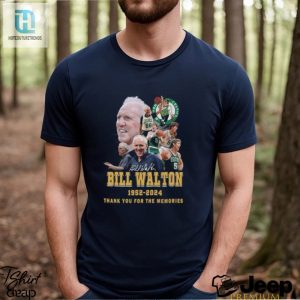 Funny Boston Celtics Bill Walton Retro Tribute Tshirt 19522024 hotcouturetrends 1 3