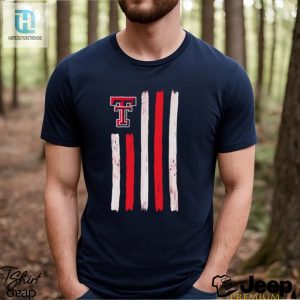 Red Raiders Brushstroke Tee Paint Your 4Th With Lubbock Love hotcouturetrends 1 3