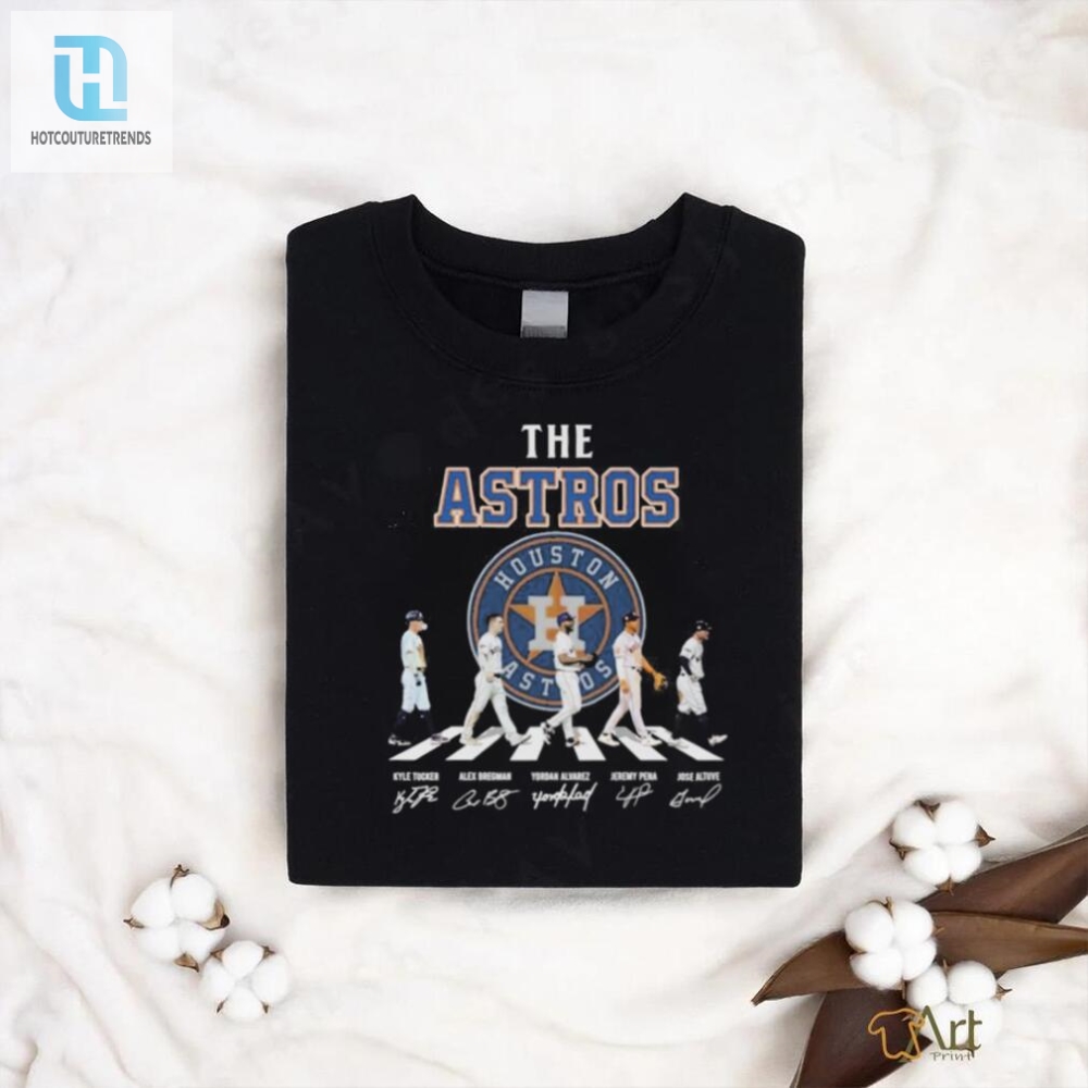 Get In Line Astros Abbey Road Signature Tee  Limited