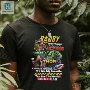 Humorous Marvel Dad Tee Smart As Iron Man Love 2024 hotcouturetrends 1 2