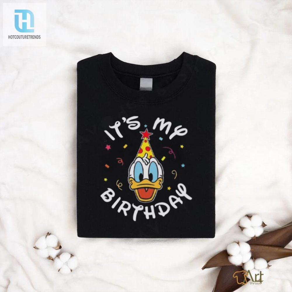 Celebrate In Style Funny Official Donald Duck Birthday Tee