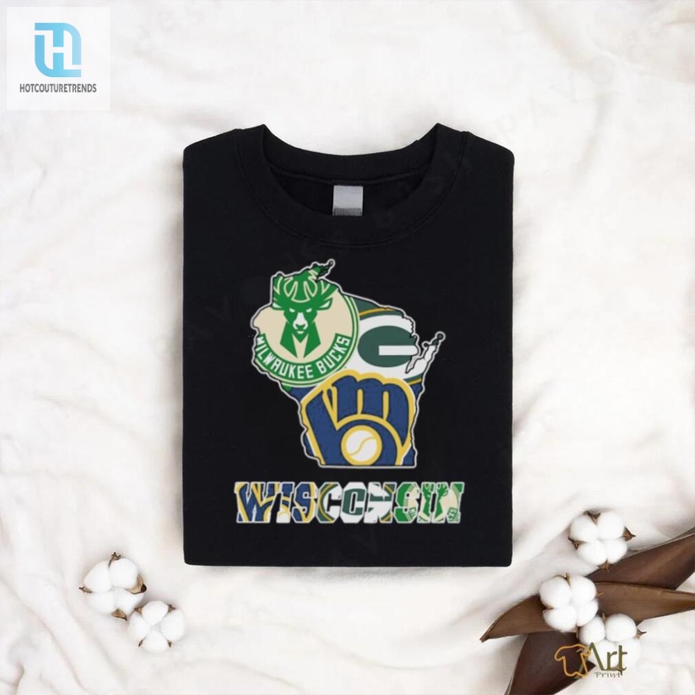 Wisconsin Sports Tees Badgers Pacers  Bucks  Hilariously Unique