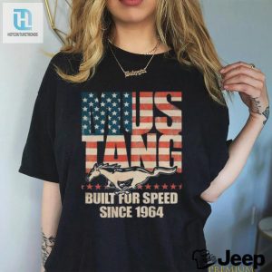 Speedy Mustang Tee Humorous Tribute Since 64 hotcouturetrends 1 3