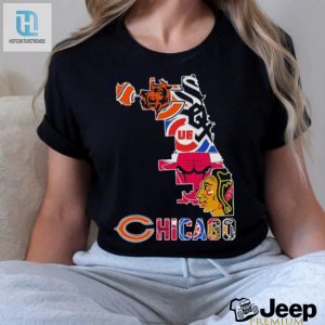 Map Your Game Hilarious Chicago Sports Logo Tee hotcouturetrends 1 2