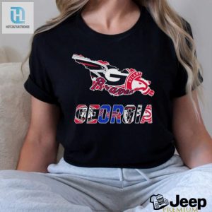 Team Spirit Map Shirt Georgias Quirky Sports Logo Tee hotcouturetrends 1 2