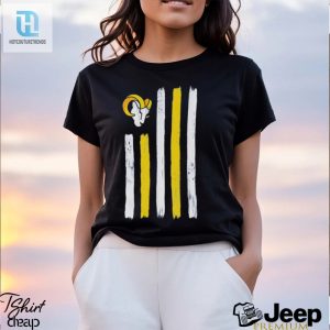 La Rams Brushstroke Flag 4Th Of July Tee Celebrate In Style hotcouturetrends 1 2