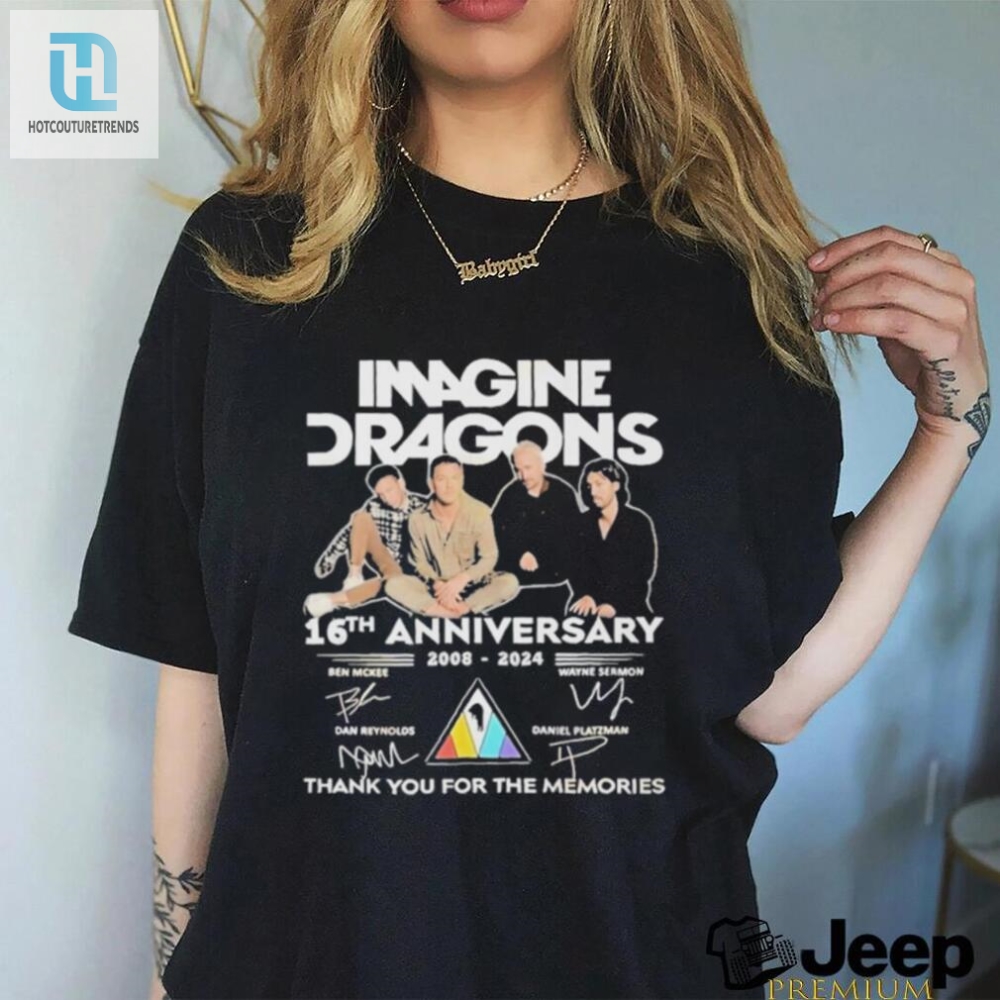 Rock Out 16 Years Of Laughs With Imagine Dragons Tee