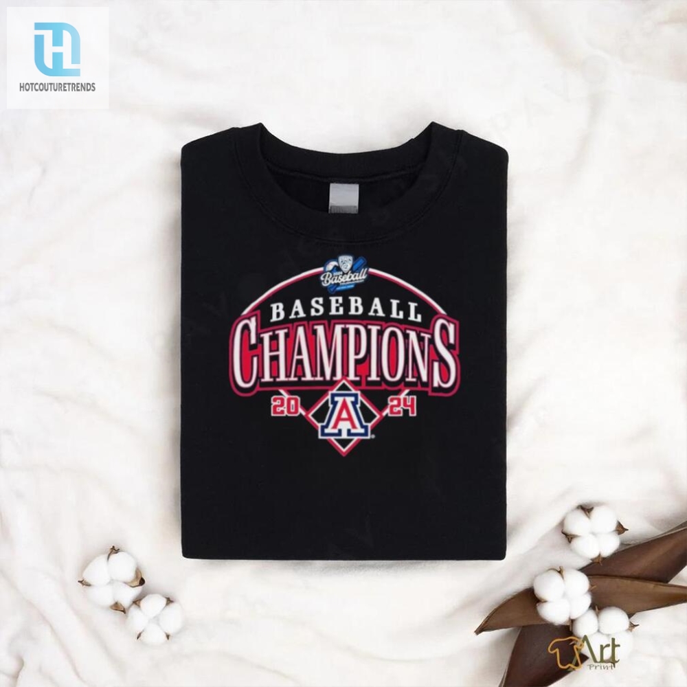 Score Big With Arizona Wildcats 2024 Champs Curveball Tee