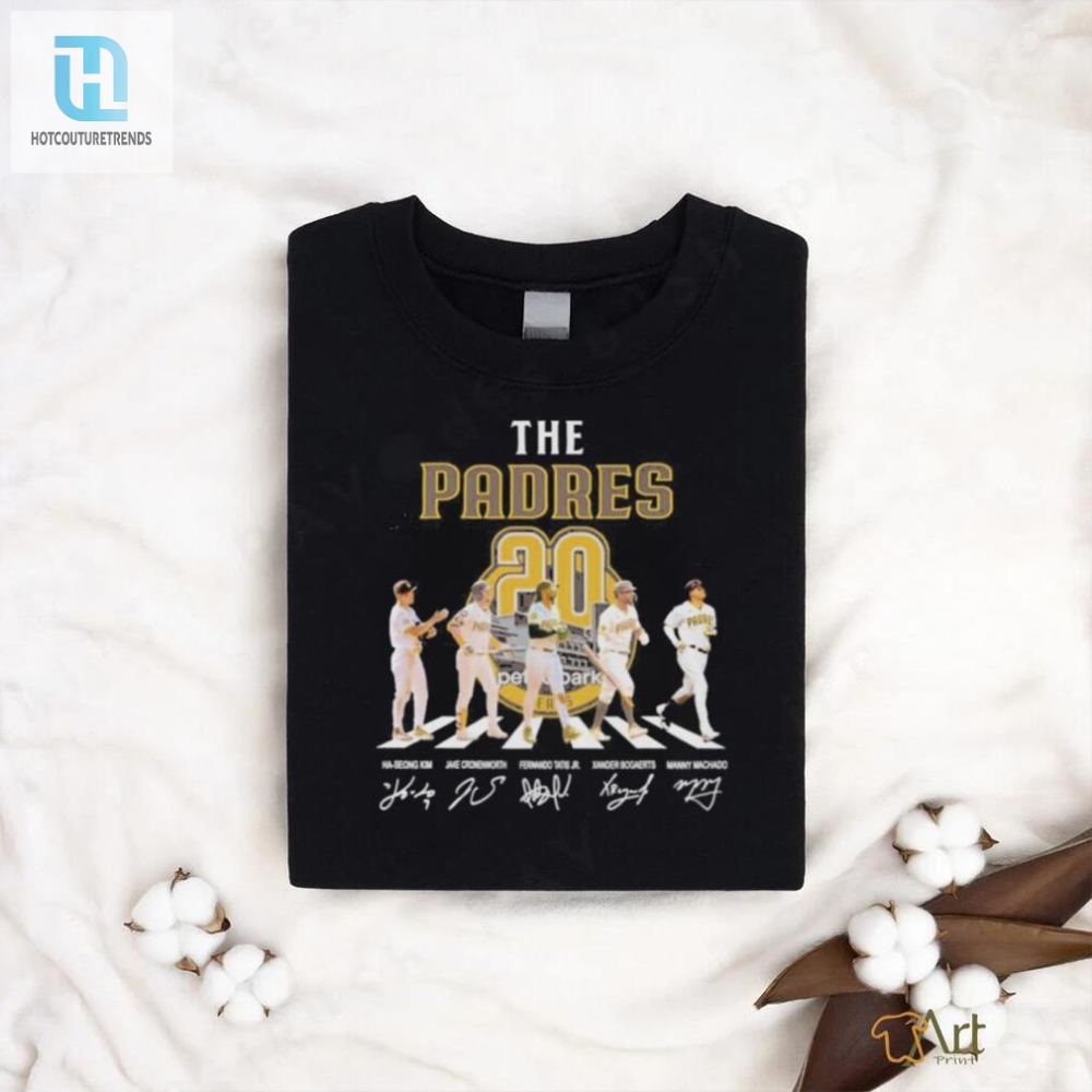 Hit A Homer Padres Abbey Road 20 Season Tee  Quirky Fun