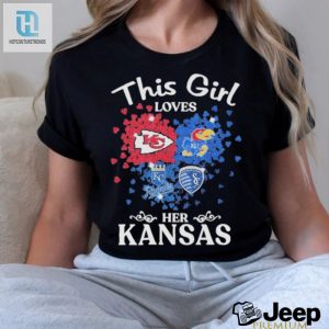 Funny This Girl Loves Her Kansas Teams Diamond Shirt hotcouturetrends 1 2