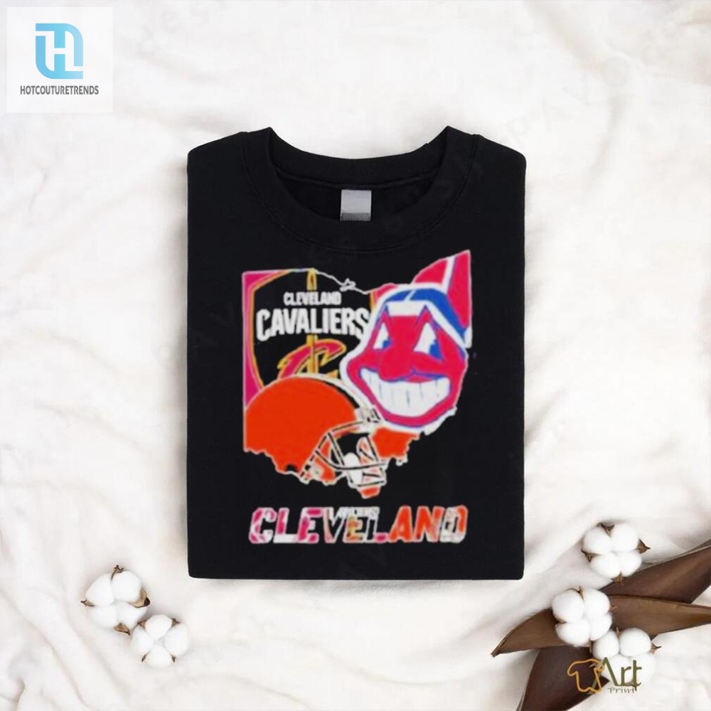 Lol Original Cleveland Map  Teams Logo Shirt  Unique  Fun