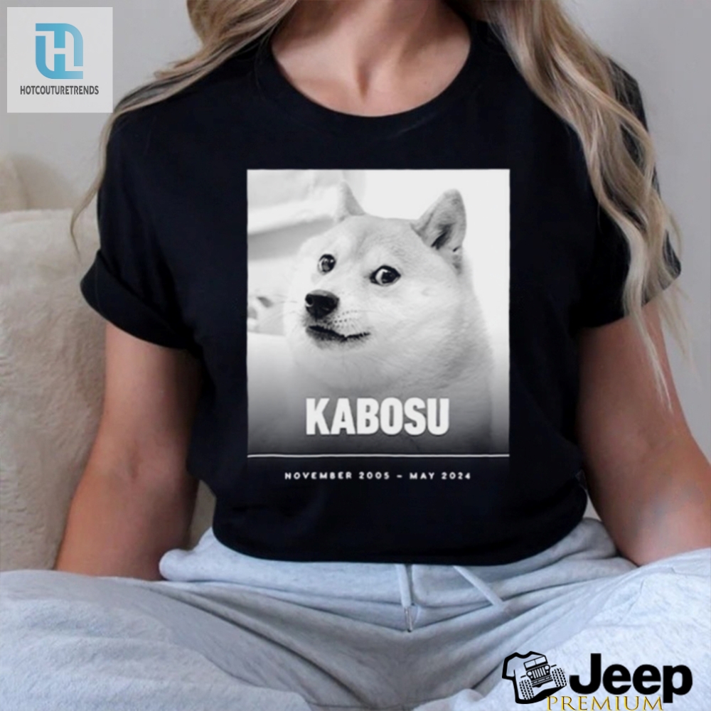 Rip Kabosu Celebrate Doge Memes With This Hilarious Shirt hotcouturetrends 1