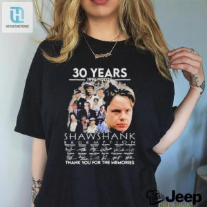 30 Years Of Shawshank Commemorative Funny Signatures Tee hotcouturetrends 1 3