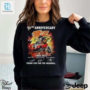 Rockin 55 Years Zz Top 19692024 Fun Anniversary Tshirt hotcouturetrends 1 3