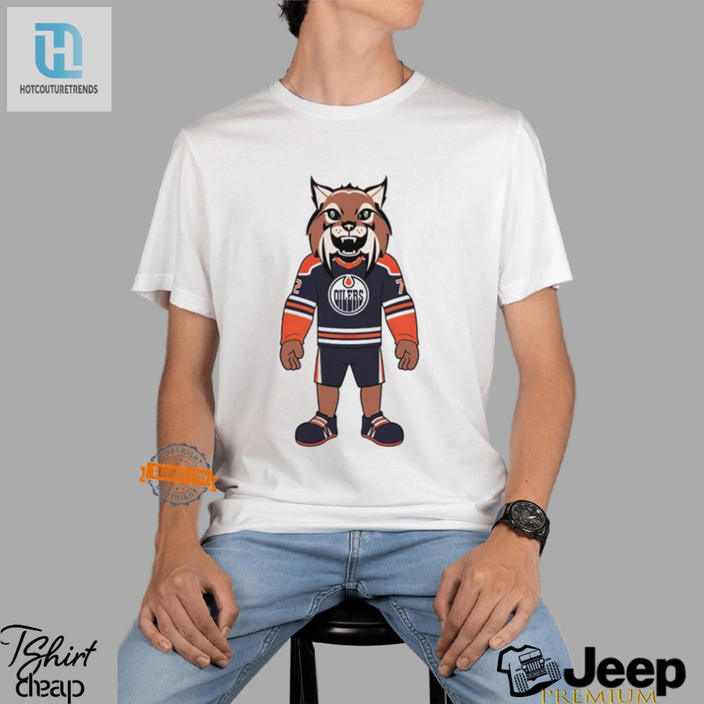 Get Wild Edmonton Oilers Funny Hunter Mascot Shirt