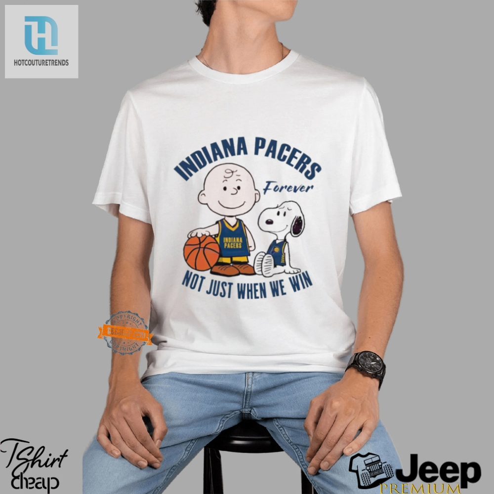 Snoopy  Charlie Brown Pacers Shirt  Win Or Lose Laughter