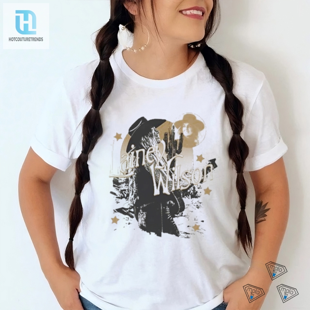 Rock Out With Lainey Wilsons Quirky Cream Guitar Tee