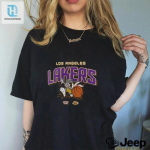 Funny Lakers X Bugs Bunny Graphic Tee Unique Fun hotcouturetrends 1 3