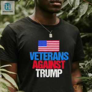 Humorous Veterans Against Trump Official Tshirt hotcouturetrends 1 3