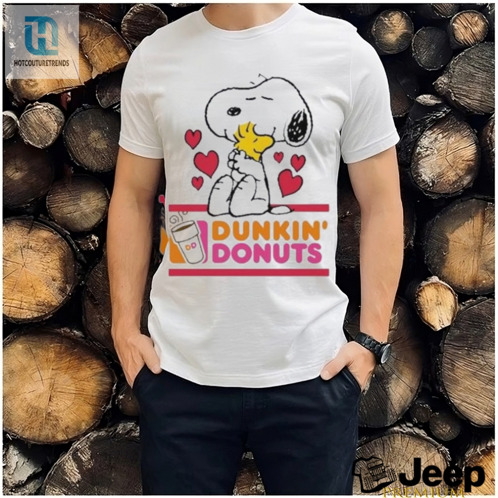 Snoopy  Woodstock Dunkin Donuts Shirt  Fun  Unique