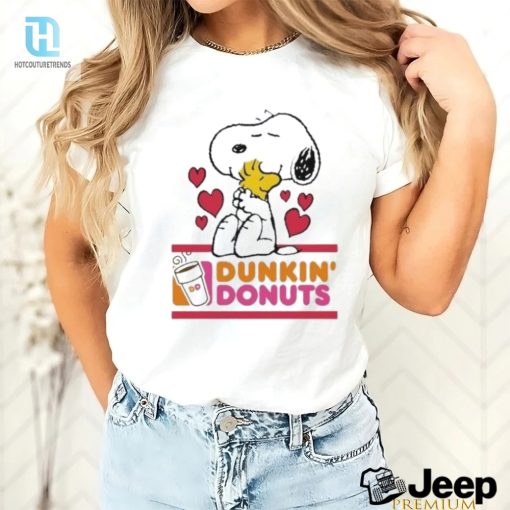 Snoopy Woodstock Dunkin Donuts Shirt Fun Unique hotcouturetrends 1 3
