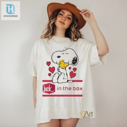 Snoopy Woodstock Love Jack In The Box Funny Logo Shirt hotcouturetrends 1 2